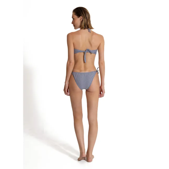 Haut de Maillot Abbie Rayé | Bleu marine