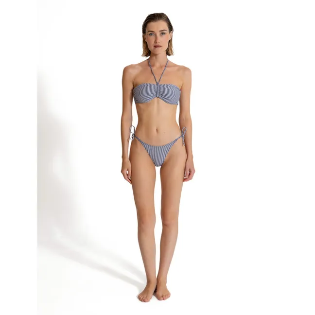 Haut de Maillot Abbie Rayé | Bleu marine