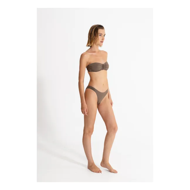 Haut de Maillot Brooke | Marron glacé