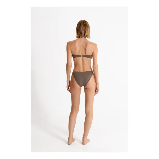 Haut de Maillot Brooke | Marron glacé