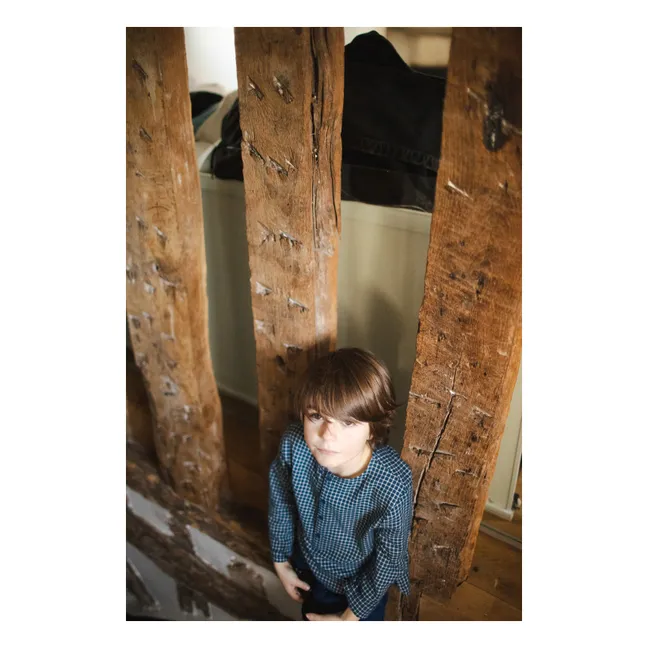 Chemise Oncle Carreaux | Bleu