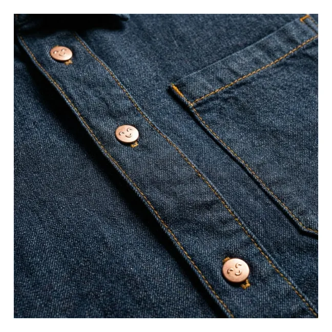 Harper Denim Shirt | Dark Blue