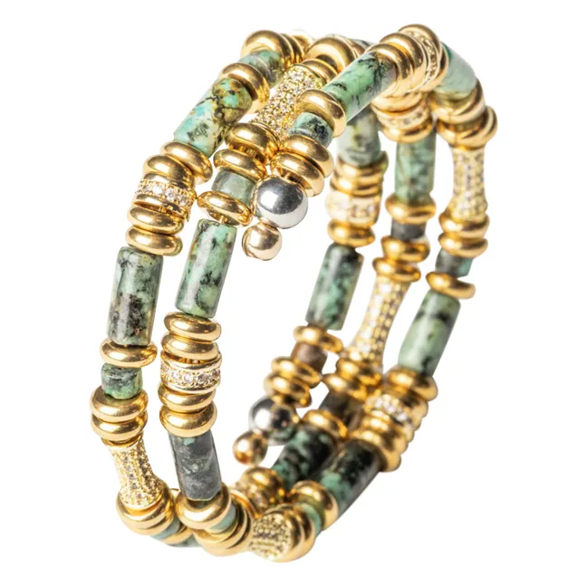 Bracelet Yara Shiny | Vert