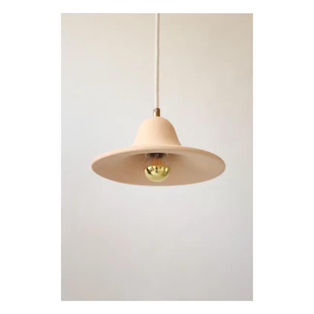 Gigaro ceramic suspension lamp | Terracotta