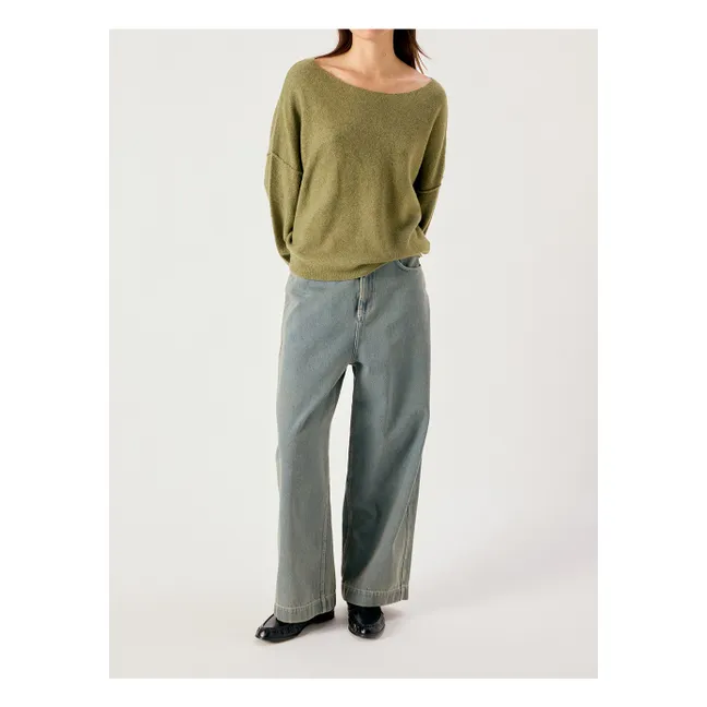 Pull Damsville Laine | Vert kaki