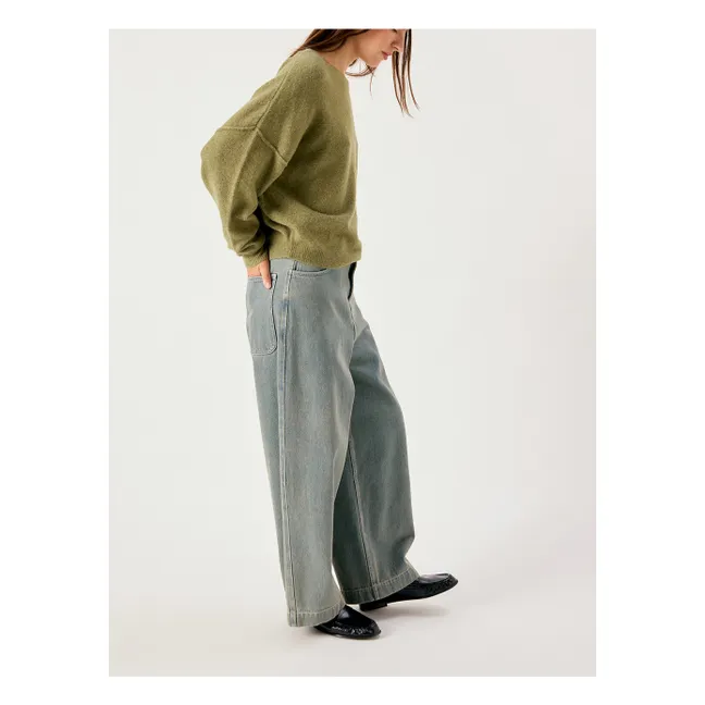 Pull Damsville Laine | Vert kaki