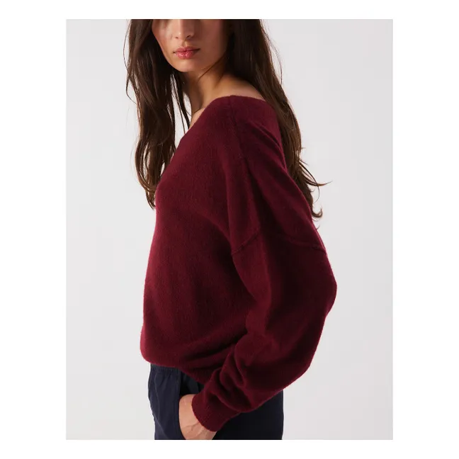 Pull Damsville Laine | Cerisier