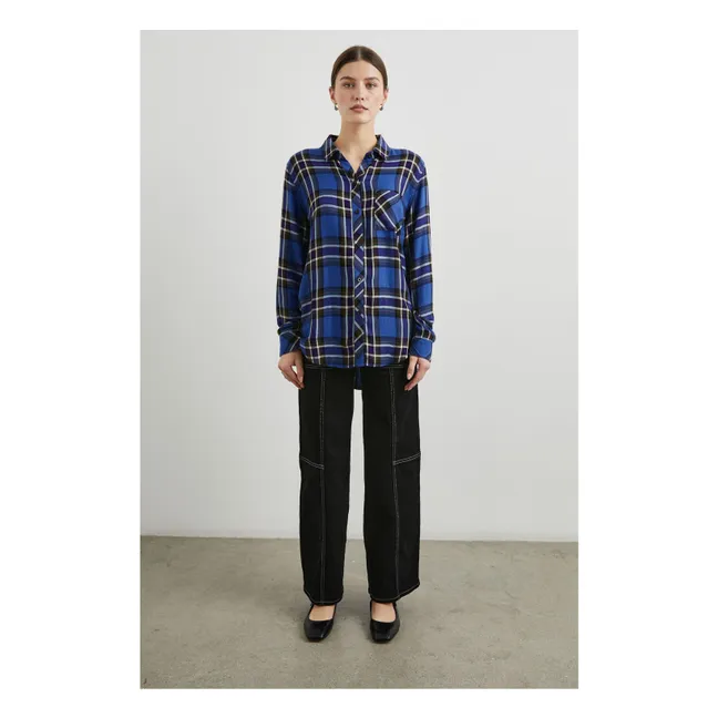 Hemd Hunter Kariert | Saphir