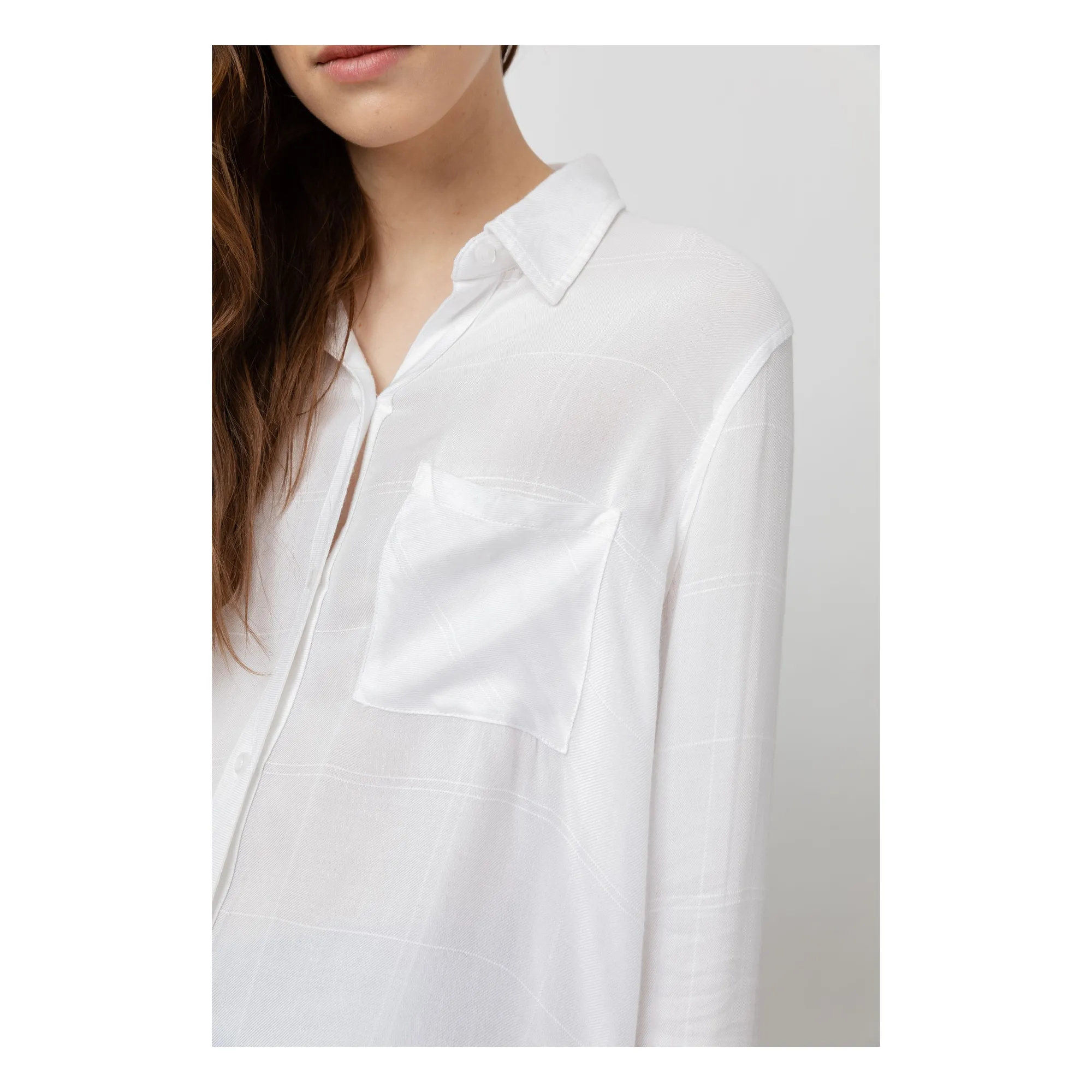 Chemise Hunter Carreaux | Ivoire- Image produit n°3