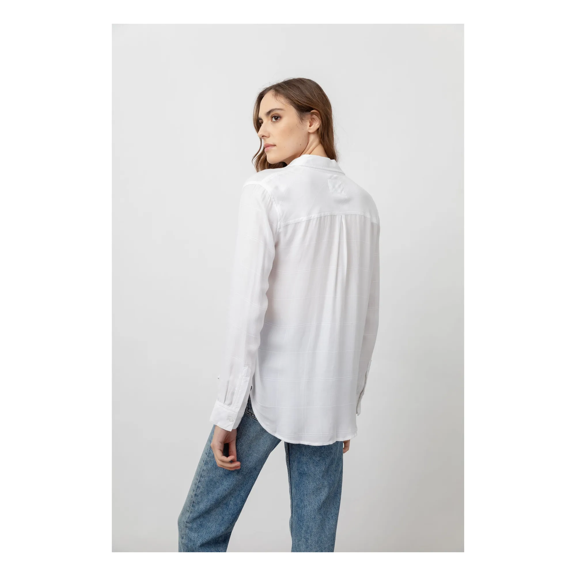 Chemise Hunter Carreaux | Ivoire- Image produit n°2