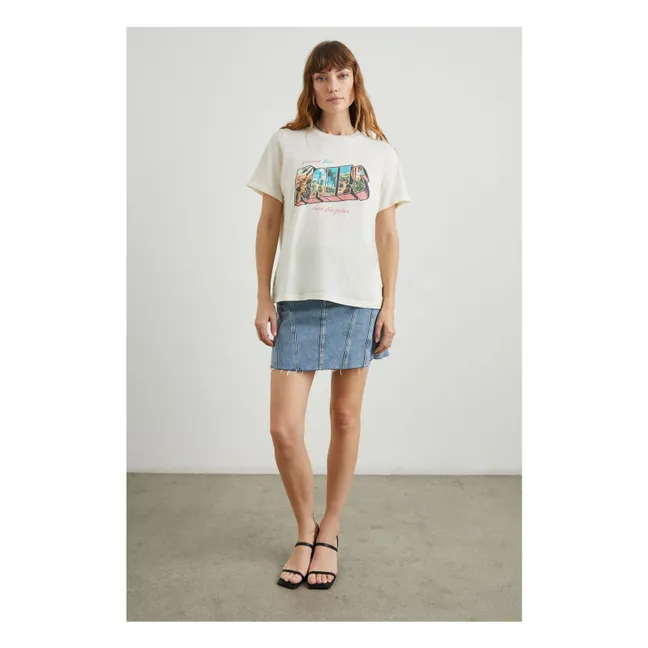 Boyfriend-T-Shirt | Weiß