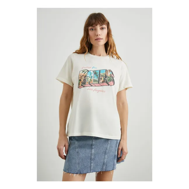 Boyfriend-T-Shirt | Weiß