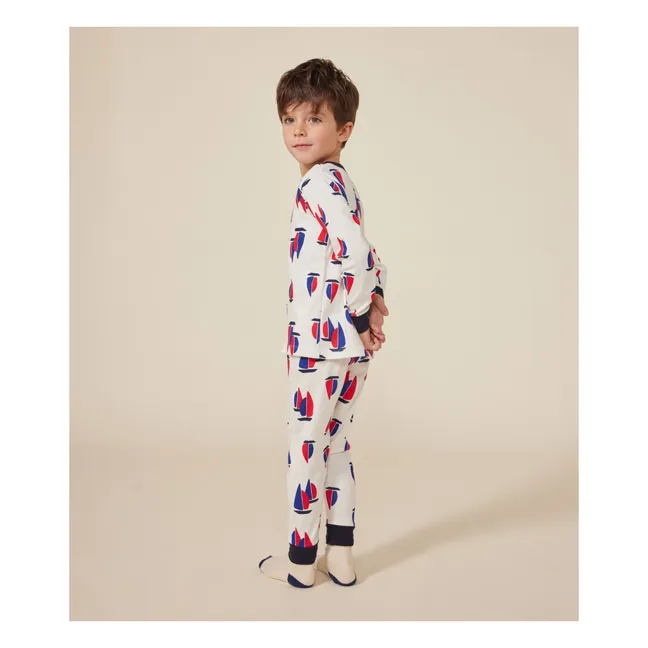 Conjunto de pijama barco | Blanco
