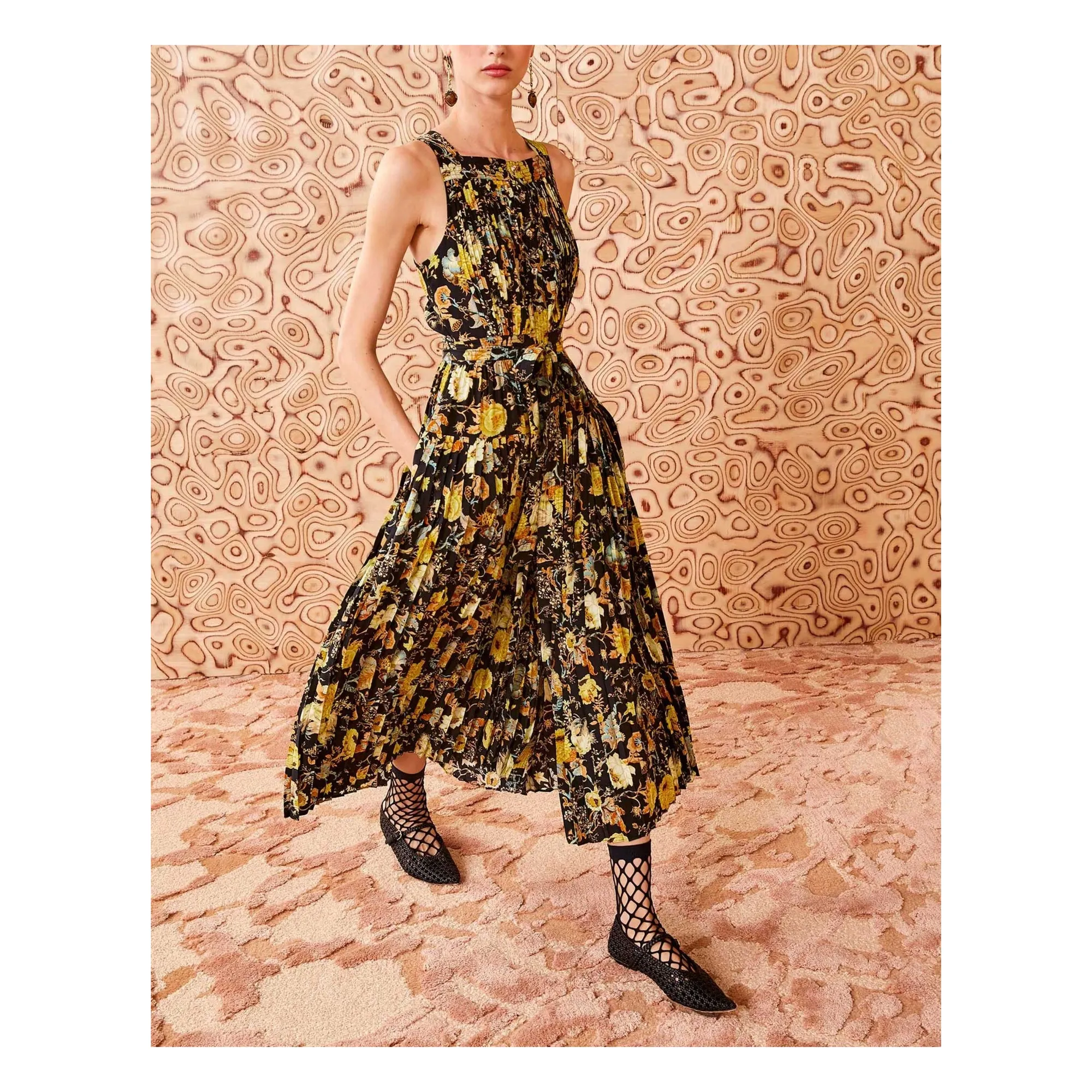 Ulla Johnson Black Annabeth Silk Dress