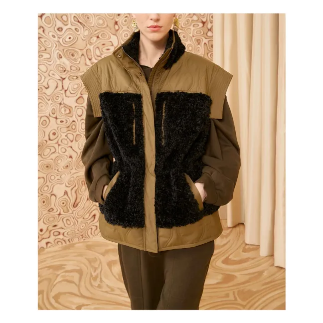 Shiloh Sleeveless Jacket | Black
