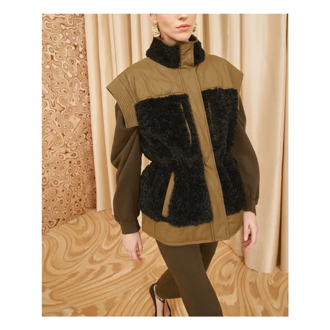 Shiloh Sleeveless Jacket | Black