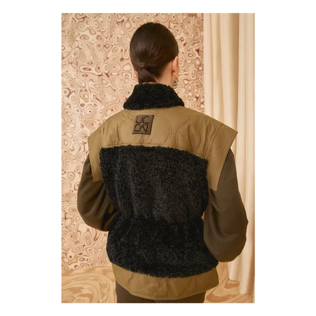 Shiloh Sleeveless Jacket | Black