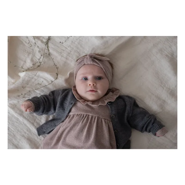 Nina - Cardigan in lana merino | Grigio