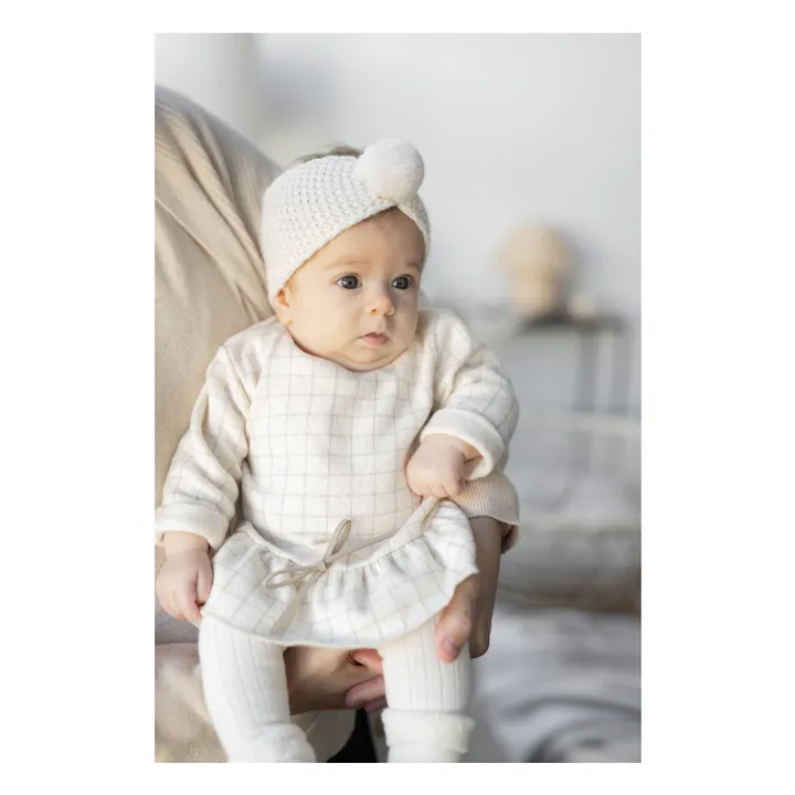 Robe Cecilia Polaire | Ecru- Image produit n°1