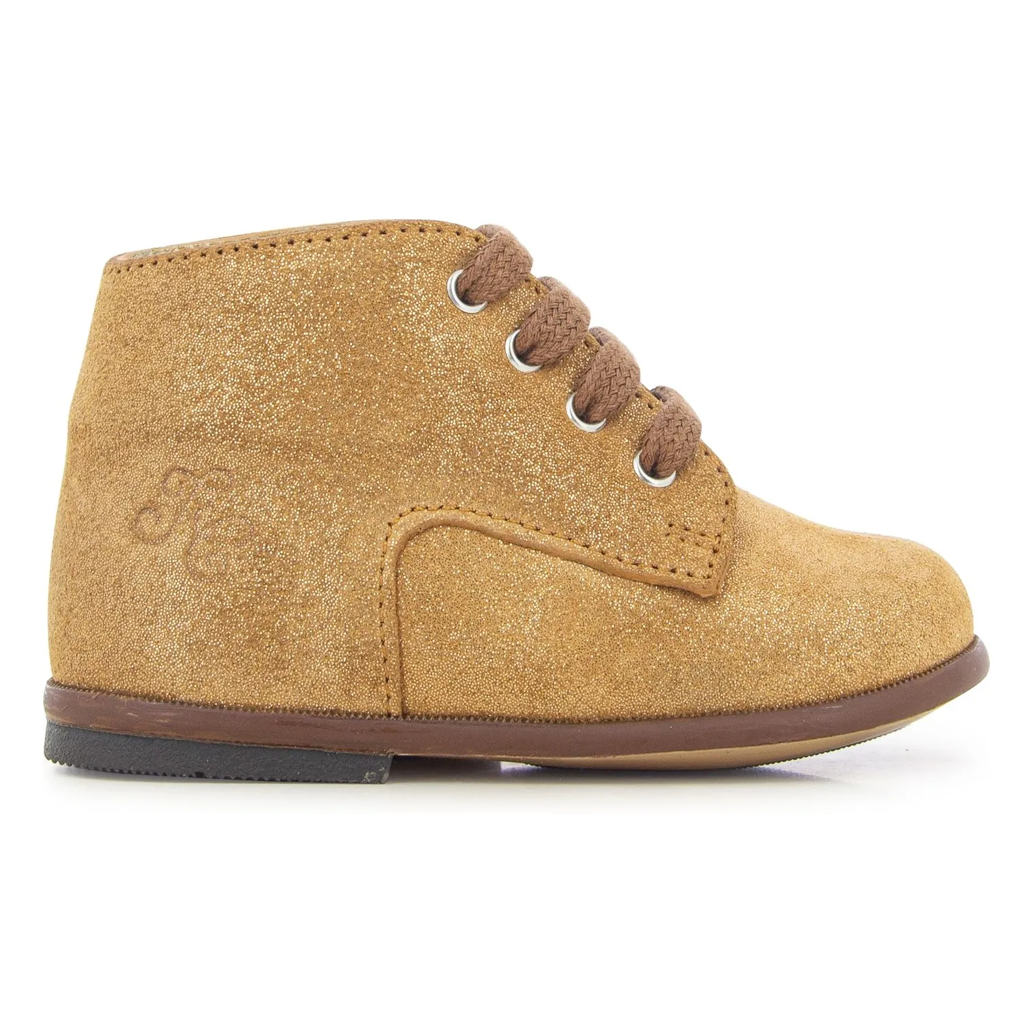 Tartine Et Chocolat Camel Lace-Up Derbies