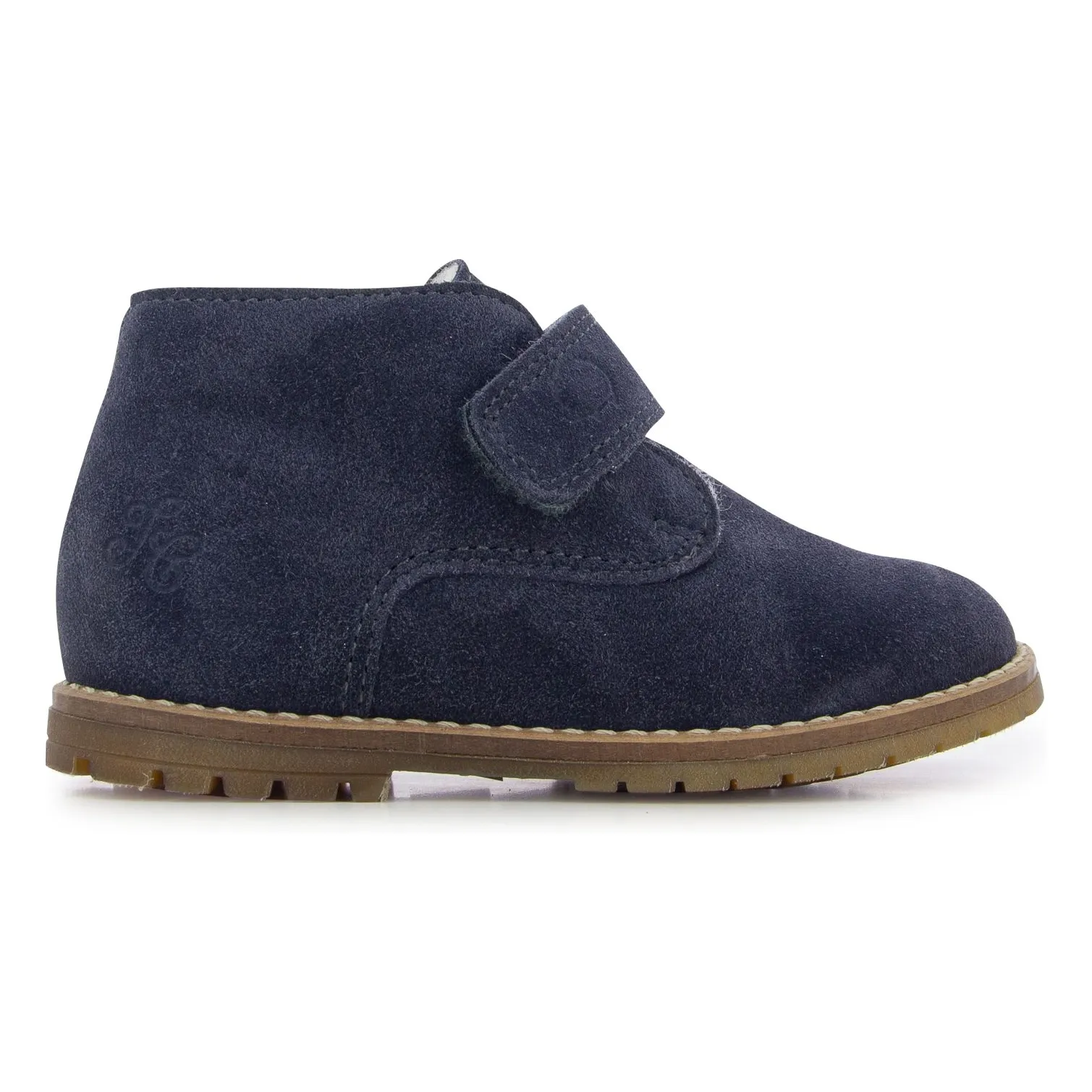 Tartine Et Chocolat Navy Blue Easy Fur Scratch Boots