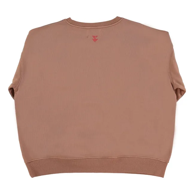 Sudadera Julie de algodón ecológico | Terracotta
