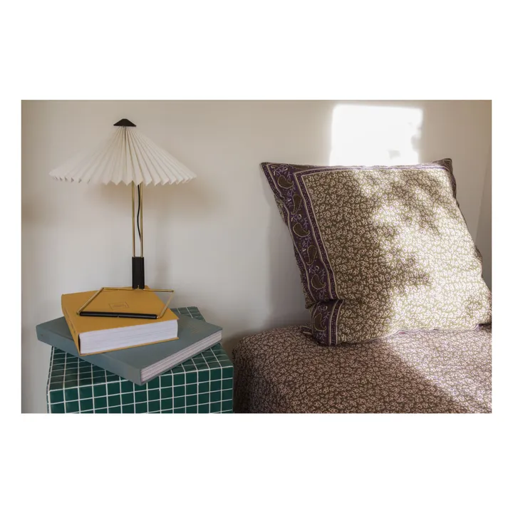 Sábana bajera Nicole de algodón orgánico | Khaki- Imagen del producto n°3