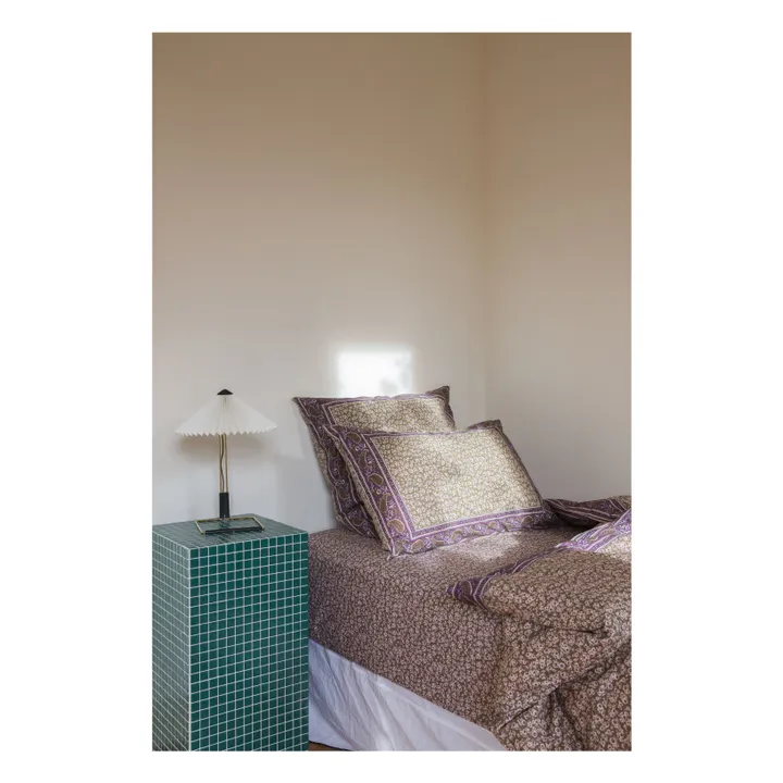 Louise Misha Nicole fitted sheet in organic cotton Khaki Smallable