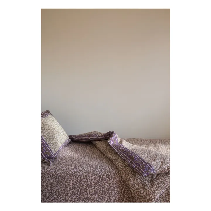 Sábana bajera Nicole de algodón orgánico | Khaki- Imagen del producto n°1