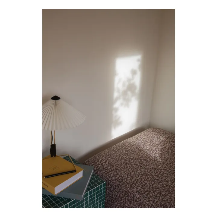 Sábana bajera Nicole de algodón orgánico | Khaki- Imagen del producto n°0