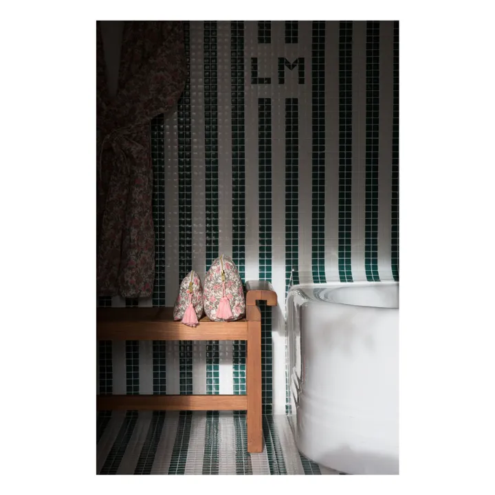 Teiki pouch in organic cotton | Pink- Product image n°1