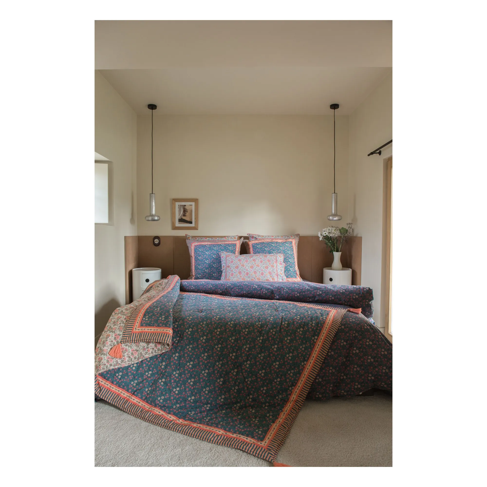 Louise Misha Multicoloured Enoha Throw In Organic Cotton