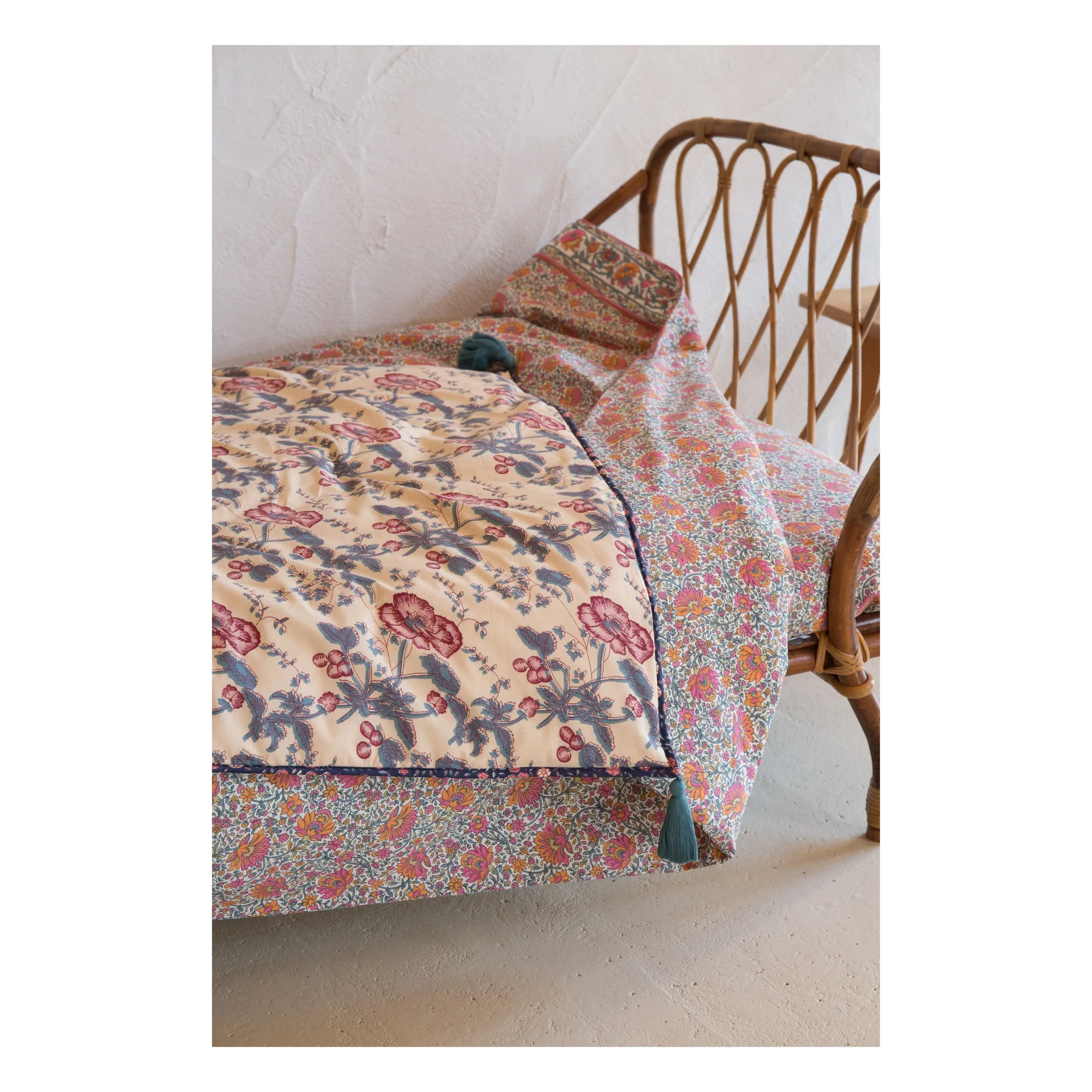 Louise Misha Cream Enoha Throw In Organic Cotton