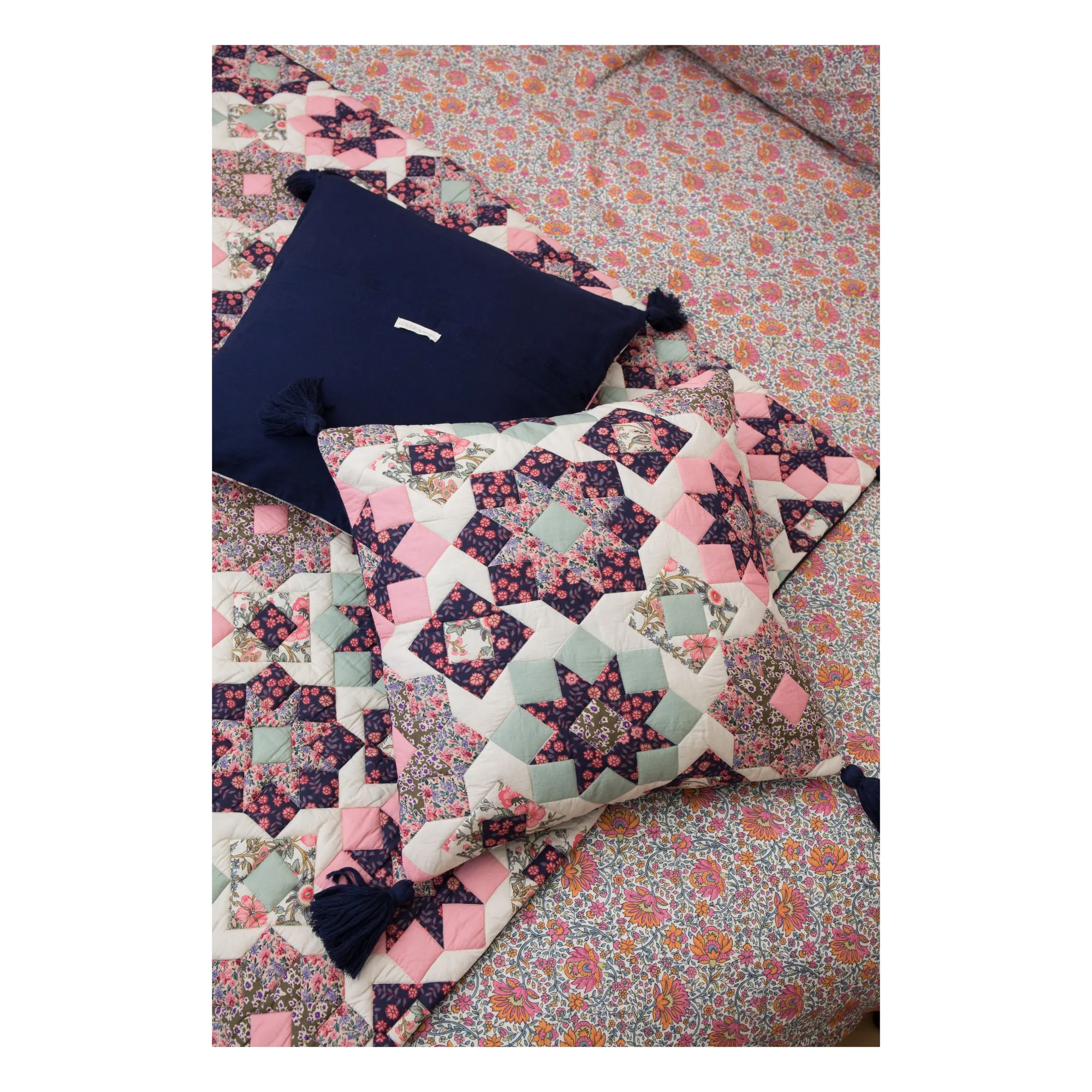 Housse de coussin Jimo | Rose- Image produit n°1