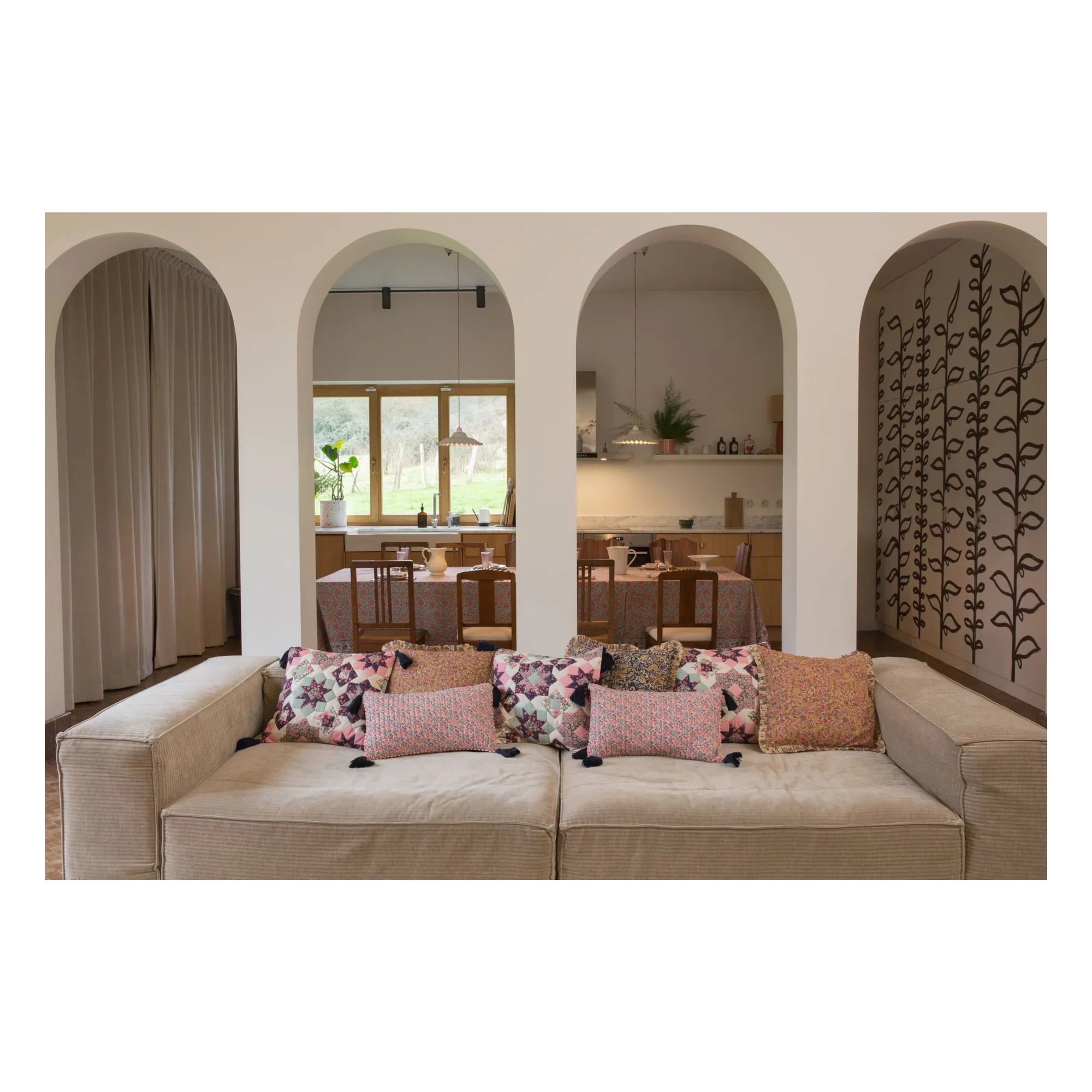 Housse de coussin Jimo | Rose- Image produit n°5
