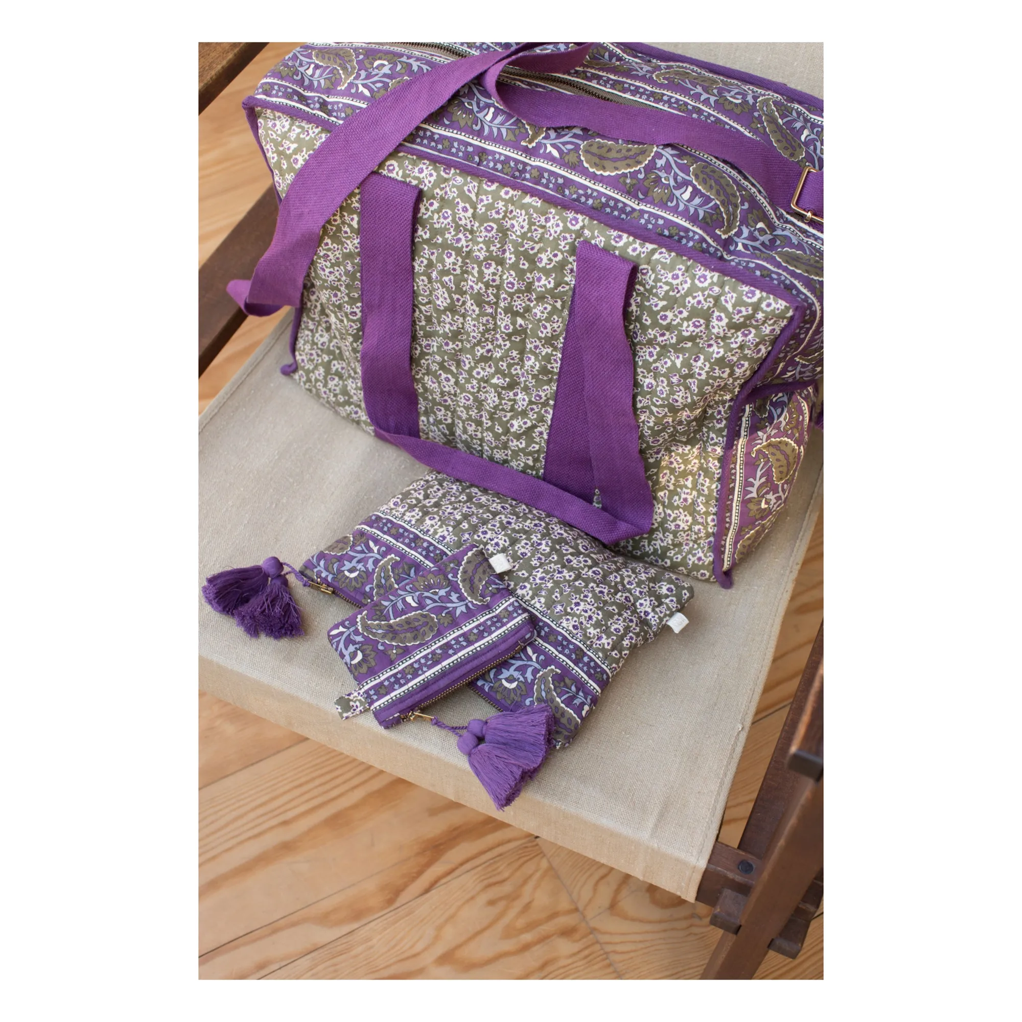 Louise Misha Khaki Lilio 36H Bag In Organic Cotton