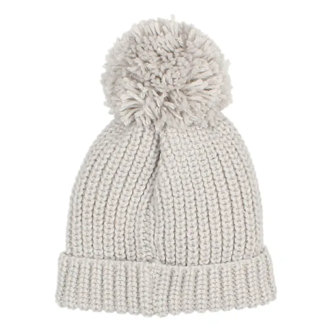 Pompon hat | Light grey