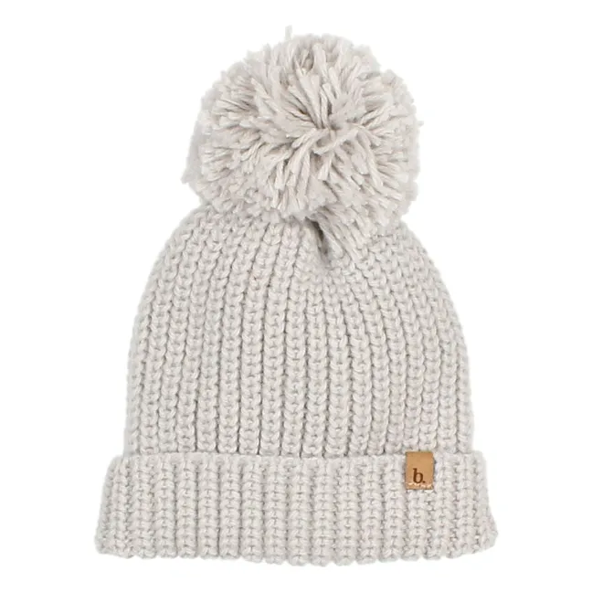 Pompon hat | Light grey