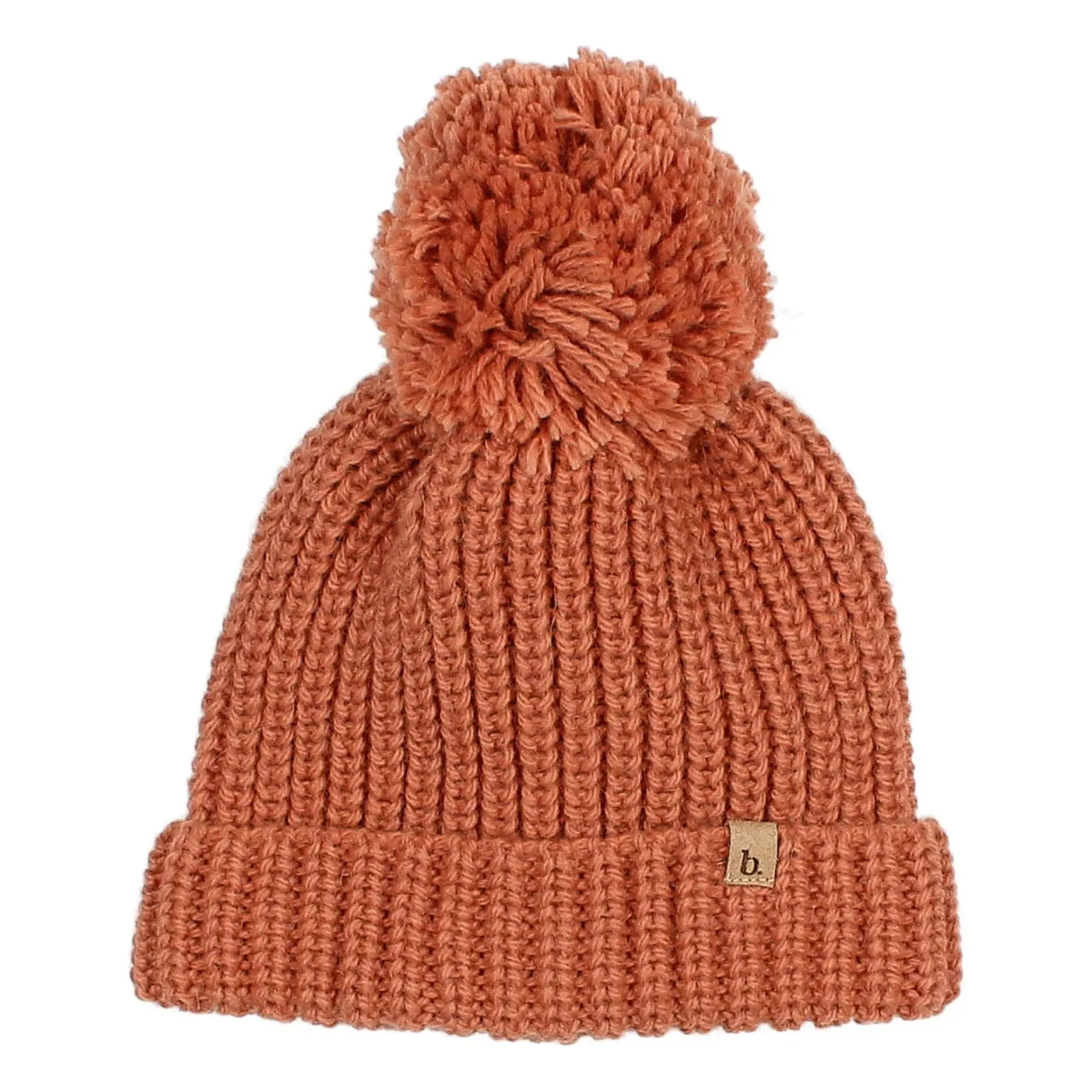 Búho - Bonnet - Fille - Taille 3/6 ans - Terracotta