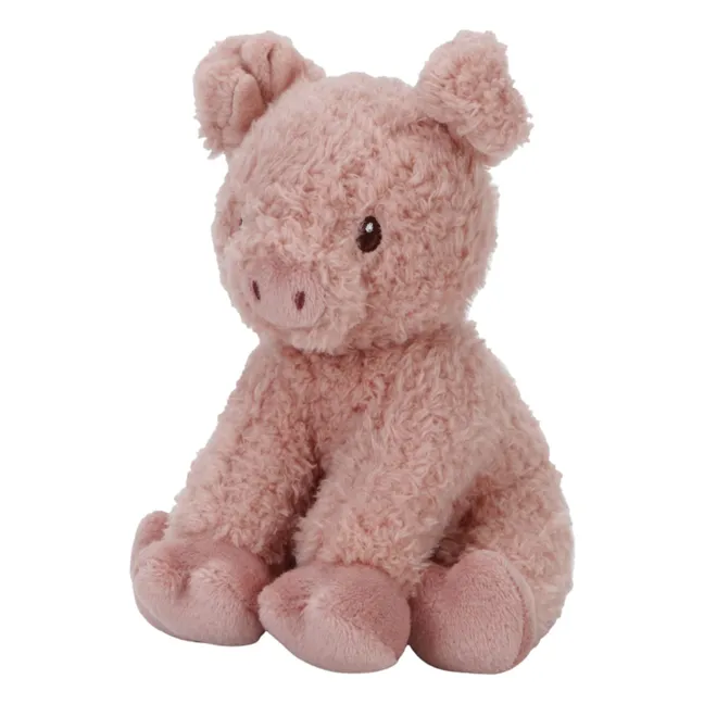 Cerdo de peluche - Little Farm - 17 cm | Rosa
