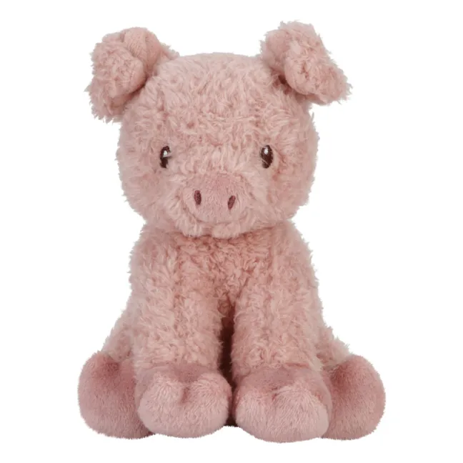 Cerdo de peluche - Little Farm - 17 cm | Rosa