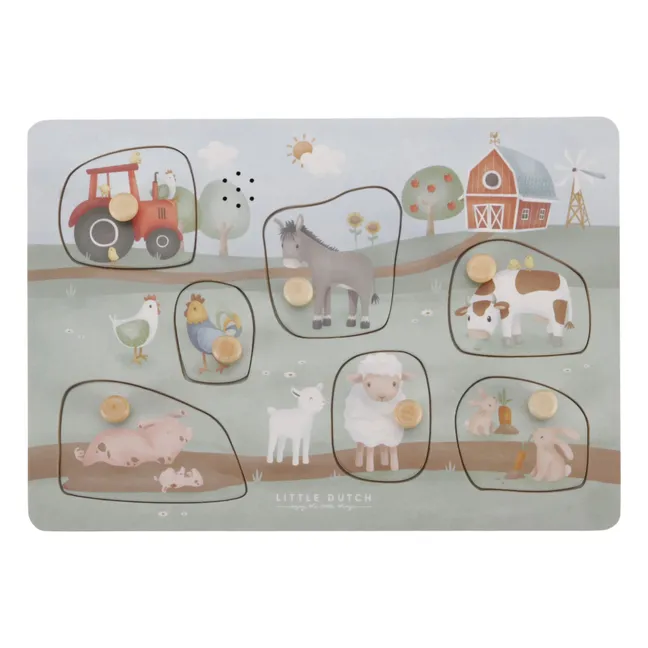 Klangpuzzle aus FSC-Holz - Little Farm