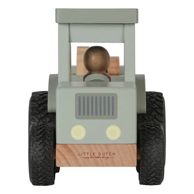 Tractor y remolque de madera FSC - Little Farm