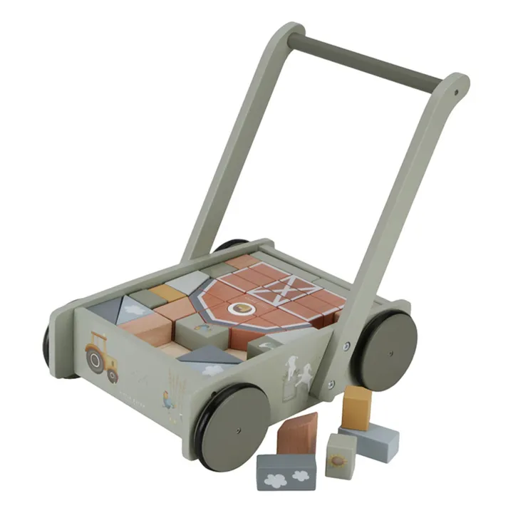 Little Dutch - Little Dutch - Chariot à blocs en bois FSC - Little Farm