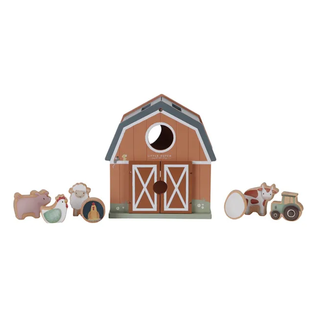 Caja de formas de madera FSC - Little Farm