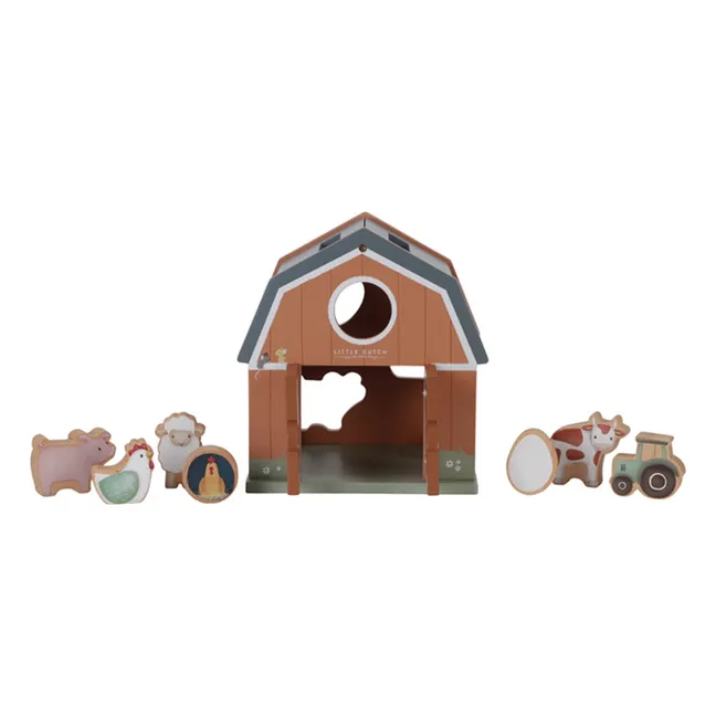 Caja de formas de madera FSC - Little Farm