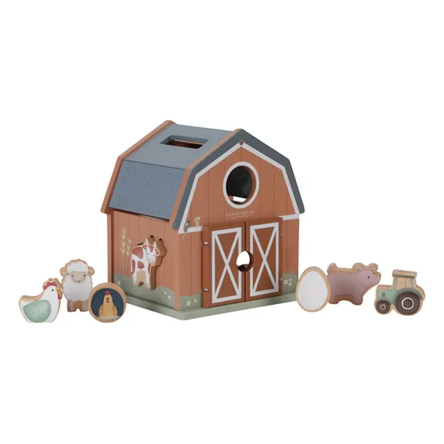 Caja de formas de madera FSC - Little Farm