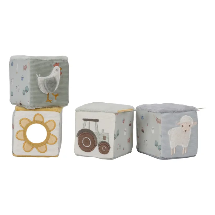 Set de 4 cubos blandos - Little Farm- Imagen del producto n°4