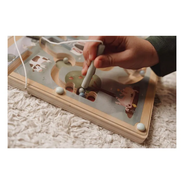 Labyrinthe magnétique en bois FSC - Little Farm- Image produit n°7