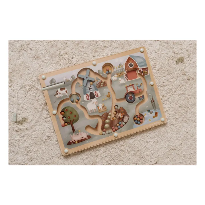 Labyrinthe magnétique en bois FSC - Little Farm- Image produit n°2